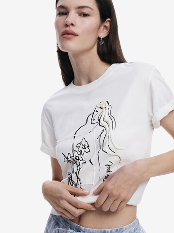 Maglietta di Desigual in bianco