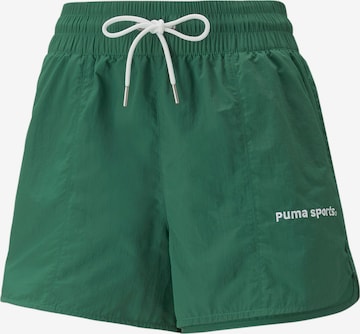 PUMA Παντελόνι φόρμας σε πράσινο: μπροστά