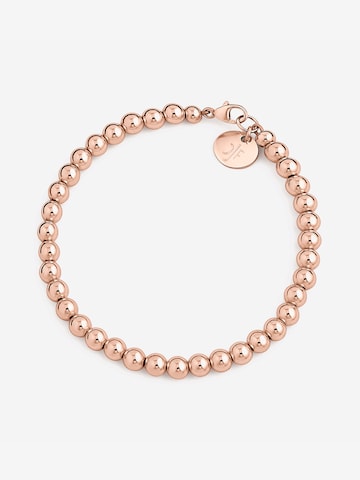 CLASSYANDFABULOUS Jewelry Armband 'Kugelarmband 5mm 14k Gold filled/ 14k Roségold filled/ 925 Sterling Silber'‌‌‌‌‌‌ in Gold: Vorderseite