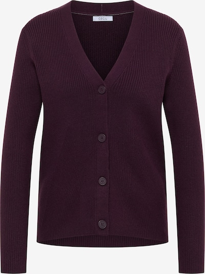 CECIL Strickjacke in brombeer, Produktansicht