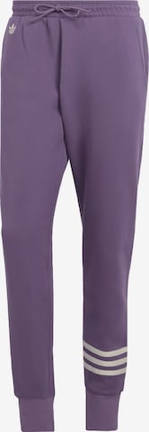 ADIDAS ORIGINALS Pants 'Adicolor Neuclassics' in Purple: front