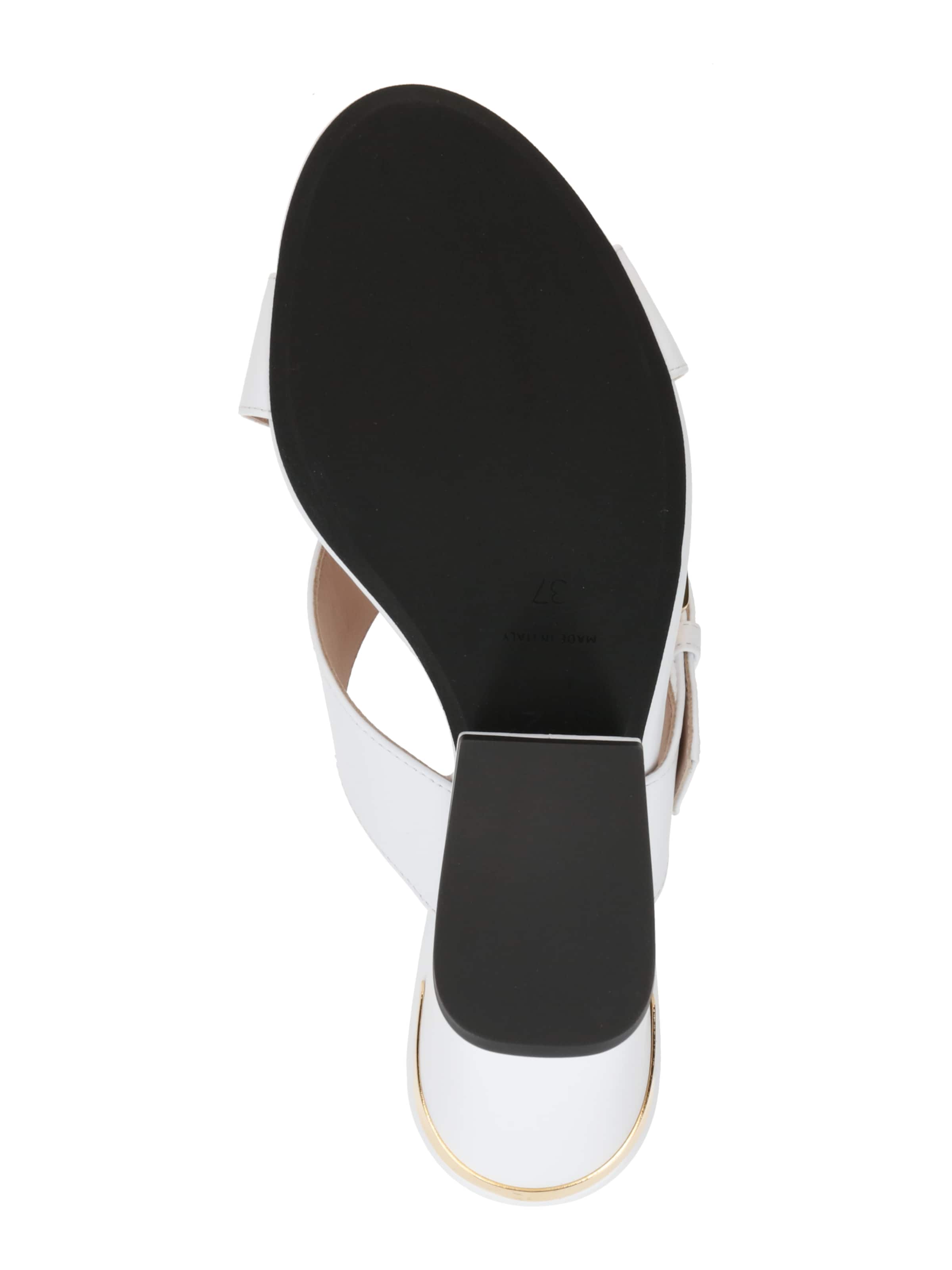 N°21 Pantolette i vit