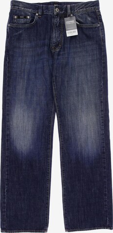 BOSS Black Jeans in 33 in Blue: front