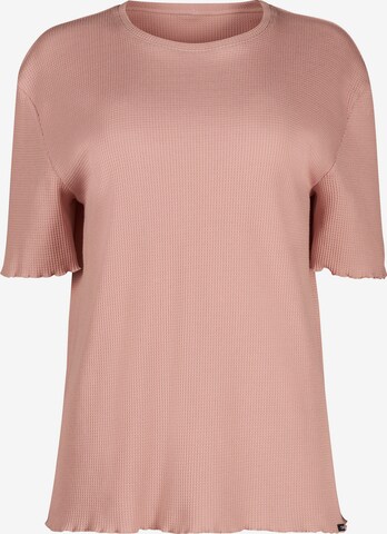 Skiny Shirt in Roze: voorkant