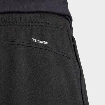 ADIDAS PERFORMANCE Tapered Workout Pants in Black