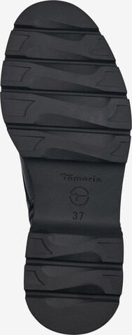 TAMARIS Fűzős rövid szárú csizmák - fekete