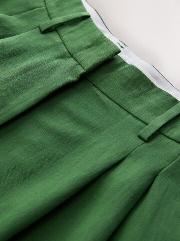 Next Wide Leg Hose in Grün