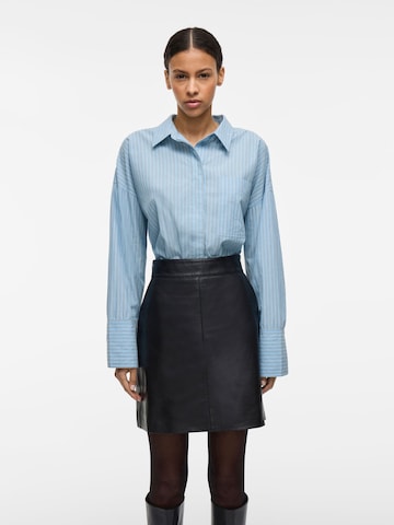 Chemisier ROUGE EDIT en bleu : devant