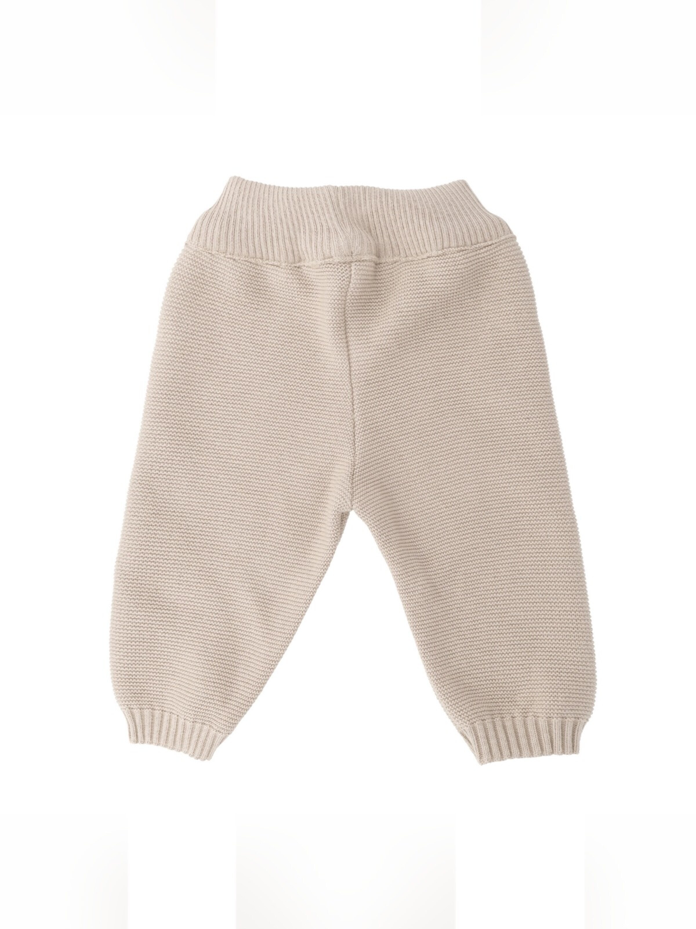 MAXIMO Regular Pants 'GOTS BABY-Strickhose LL einfarbig' in Beige