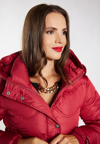 Manteau d’hiver faina en rouge