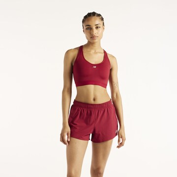 Soutien-gorge de sport 'NB Essential Run Bra' new balance en rouge : devant