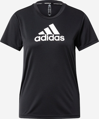 Tricou funcțional ADIDAS PERFORMANCE pe negru / alb, Vizualizare produs