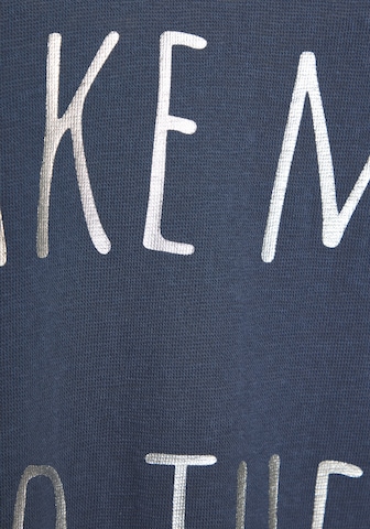 BEACH TIME Shirt in Blue