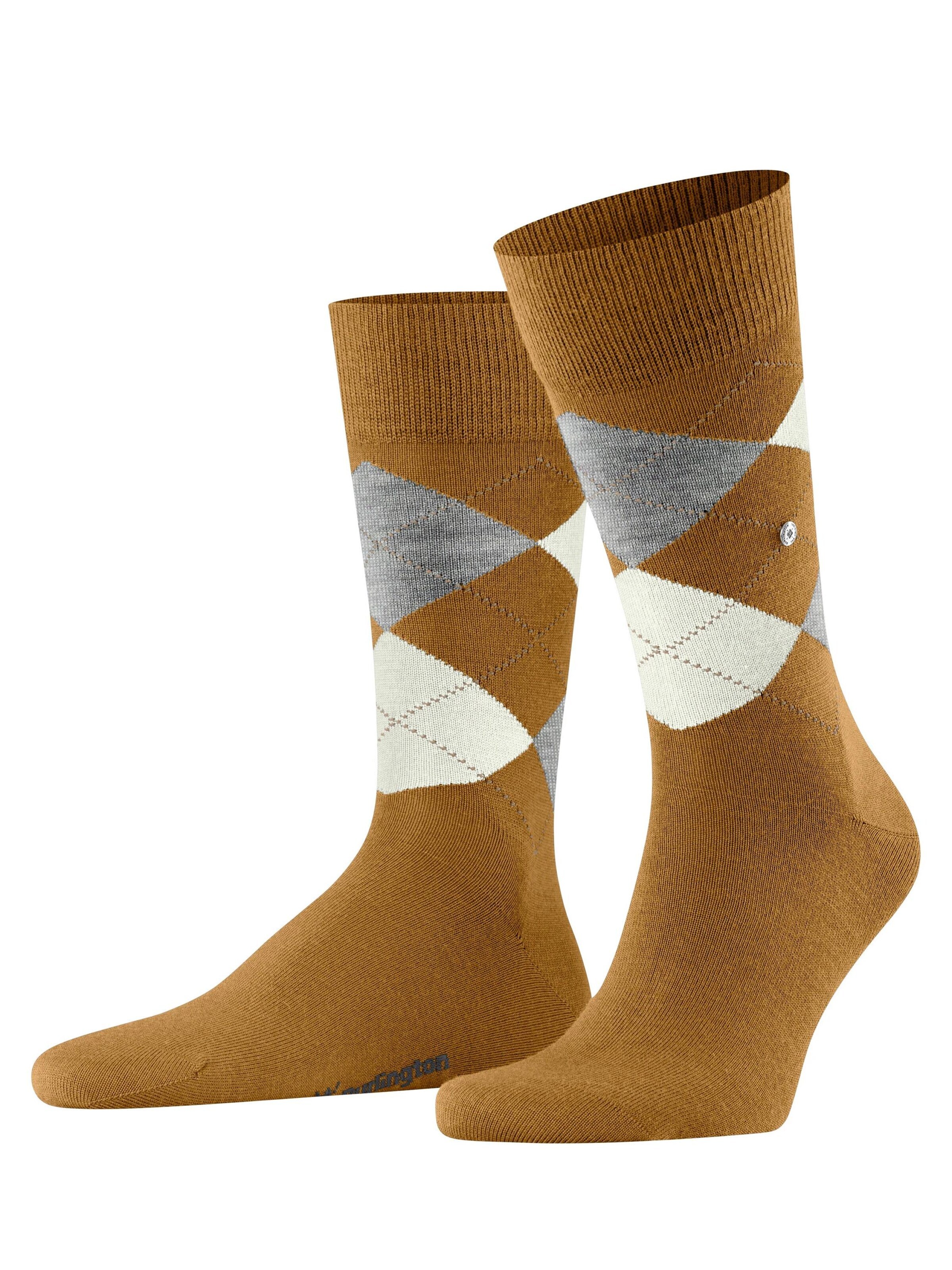 BURLINGTON Socken 'Edinburgh'‌‌‌‌‌‌‌ in Gelb: Vorderseite