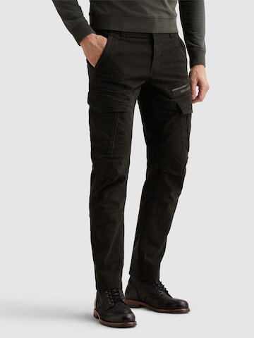 PME Legend Regular Broek 'Nordrop tapered fit cargo pants' in Zwart