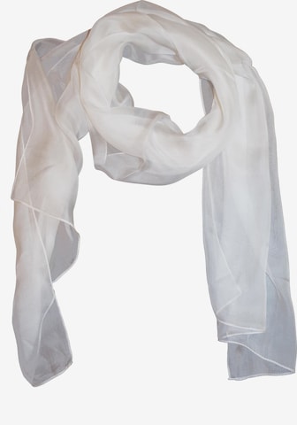 Posh Gear Halsduk 'Chiffon Scialle' i vit: framsida