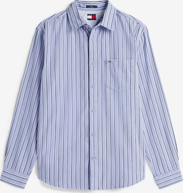 Tommy Jeans - Ajuste confortable Camisa en azul: frente