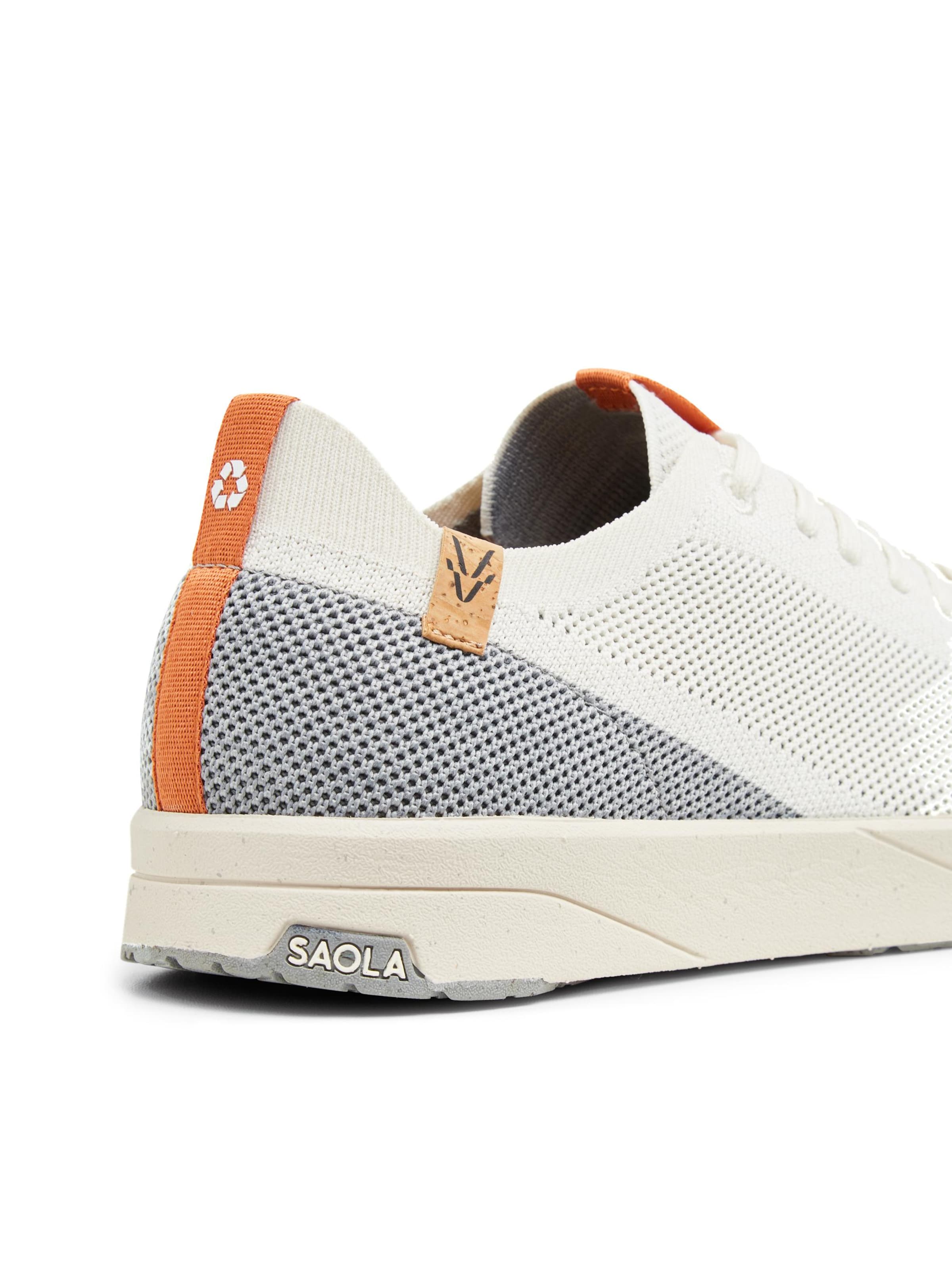 SAOLA Schnürschuh 'Cannon Knit 2.0 M White Grey'‌‌‌‌‌‌‌‌‌ in Grau