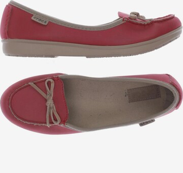 Crocs Flats & Loafers in 40,5 in Pink: front