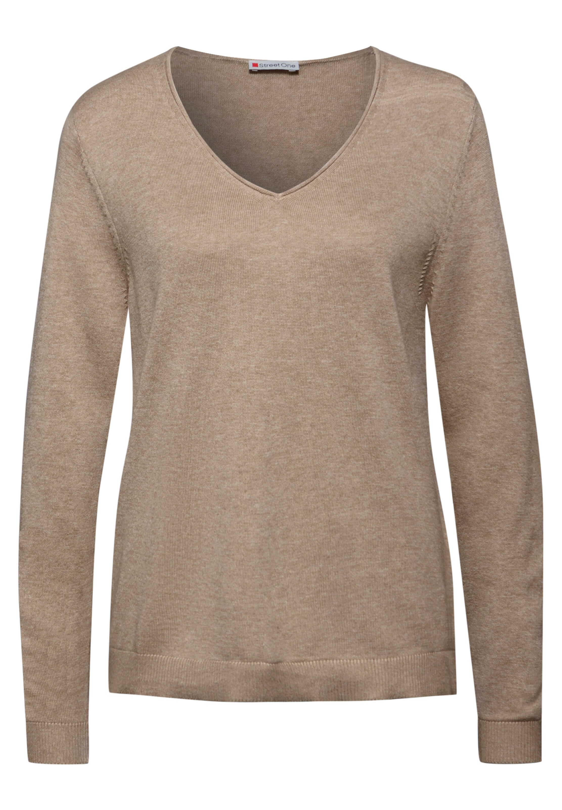 STREET ONE Sweater in Beige: front