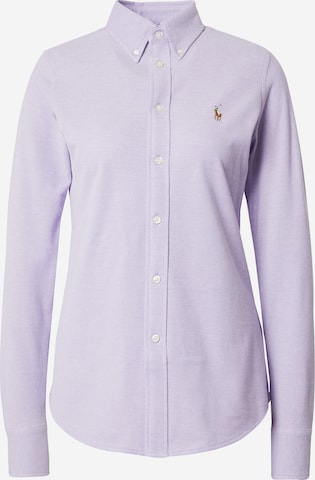 Polo Ralph Lauren Blouse in Purple: front