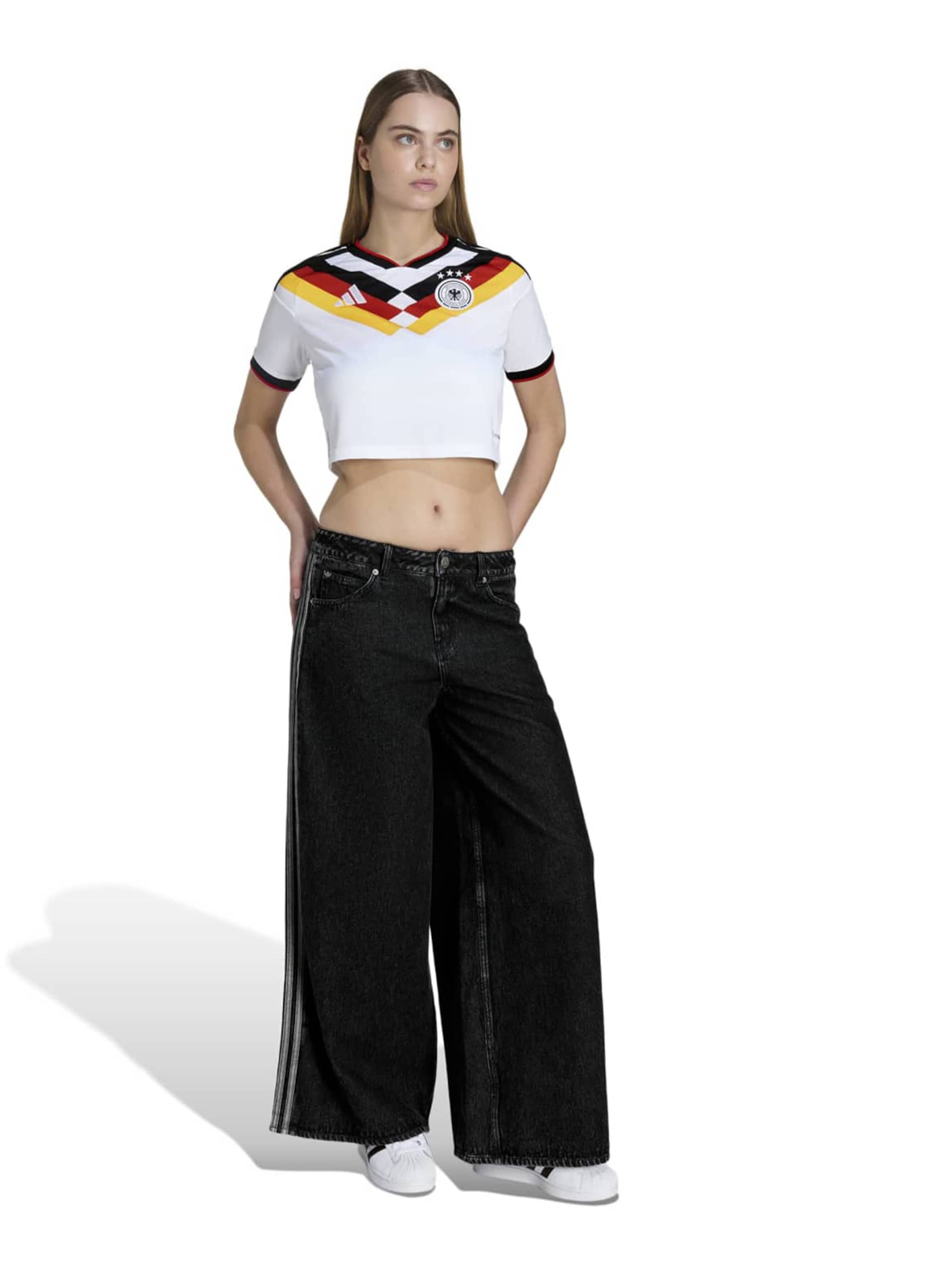 ADIDAS PERFORMANCE Αθλητική φανέλα 'DFB' σε λευκό