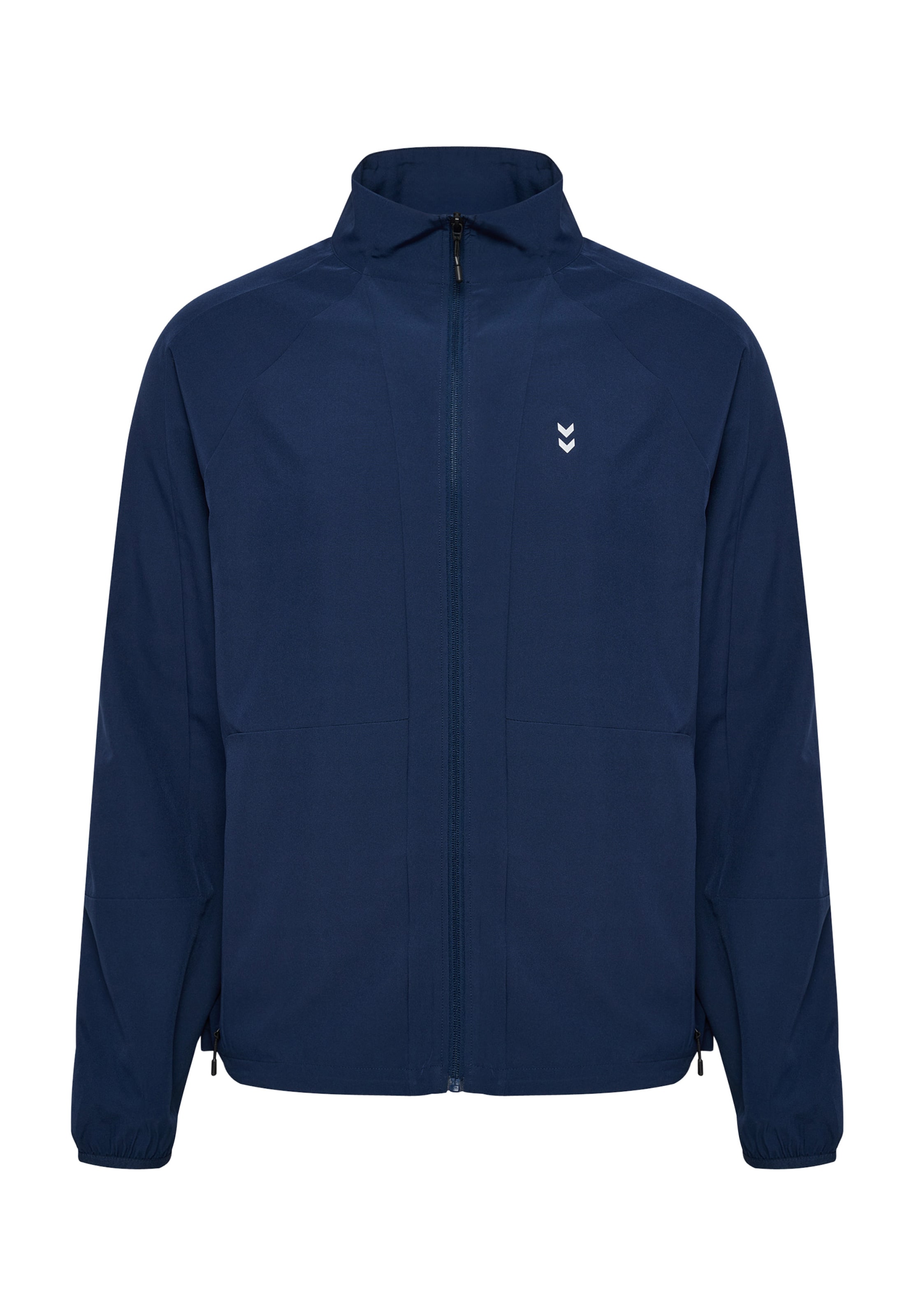 Hummel Sportsweatvest in Blauw: voorkant