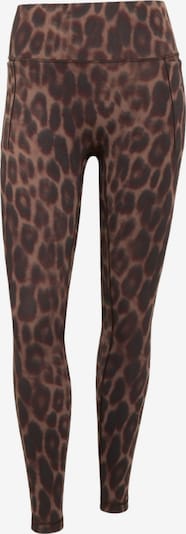 ADIDAS PERFORMANCE Urheiluhousut 'Optime Power' värissä suklaa / brokadi, Tuotenäkymä