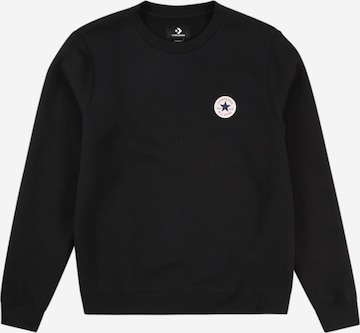 juoda CONVERSE Megztinis be užsegimo: priekis