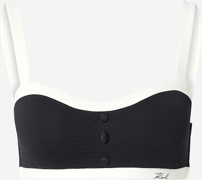 Karl Lagerfeld Bikinitoppi värissä musta / valkoinen, Tuotenäkymä