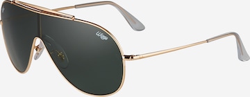 Lunettes de soleil 'WINGS' Ray-Ban en or : devant