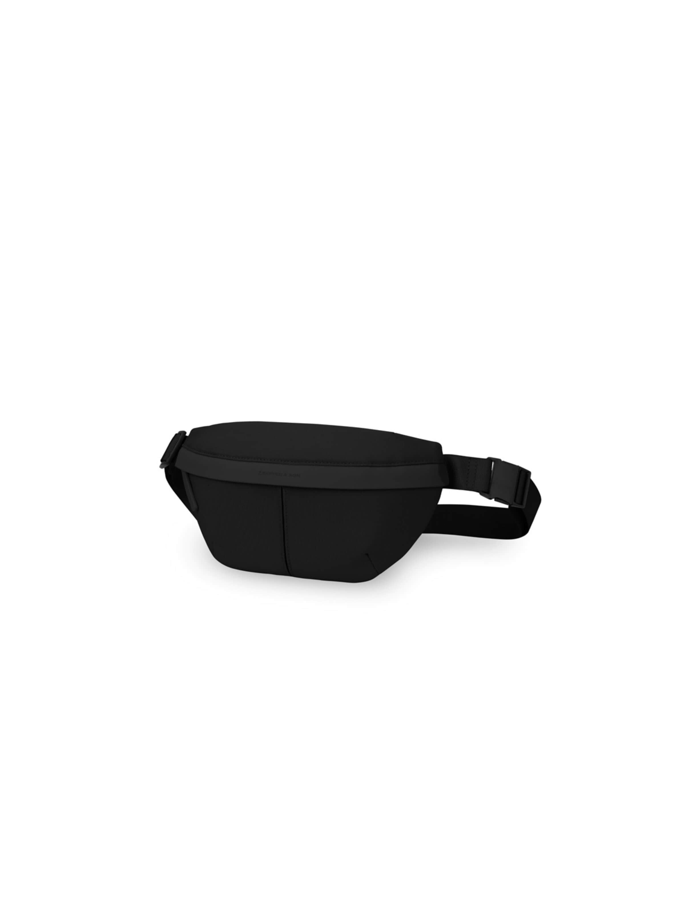 Borsetă 'Sveg All Black' de la Kapten & Son pe negru