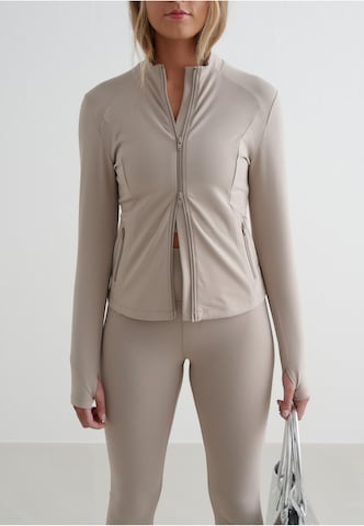 Giacca di felpa sportiva 'Sense' di Aim'n in beige