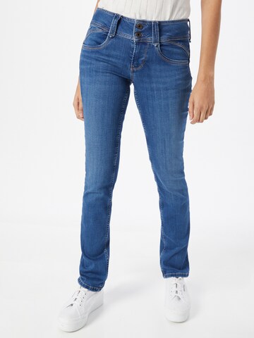 Pepe Jeans Regular Jeans in Blauw: voorkant