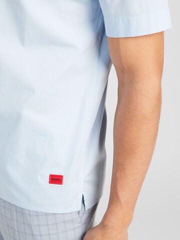 HUGO - Ajuste regular Camisa 'Ebor' en azul