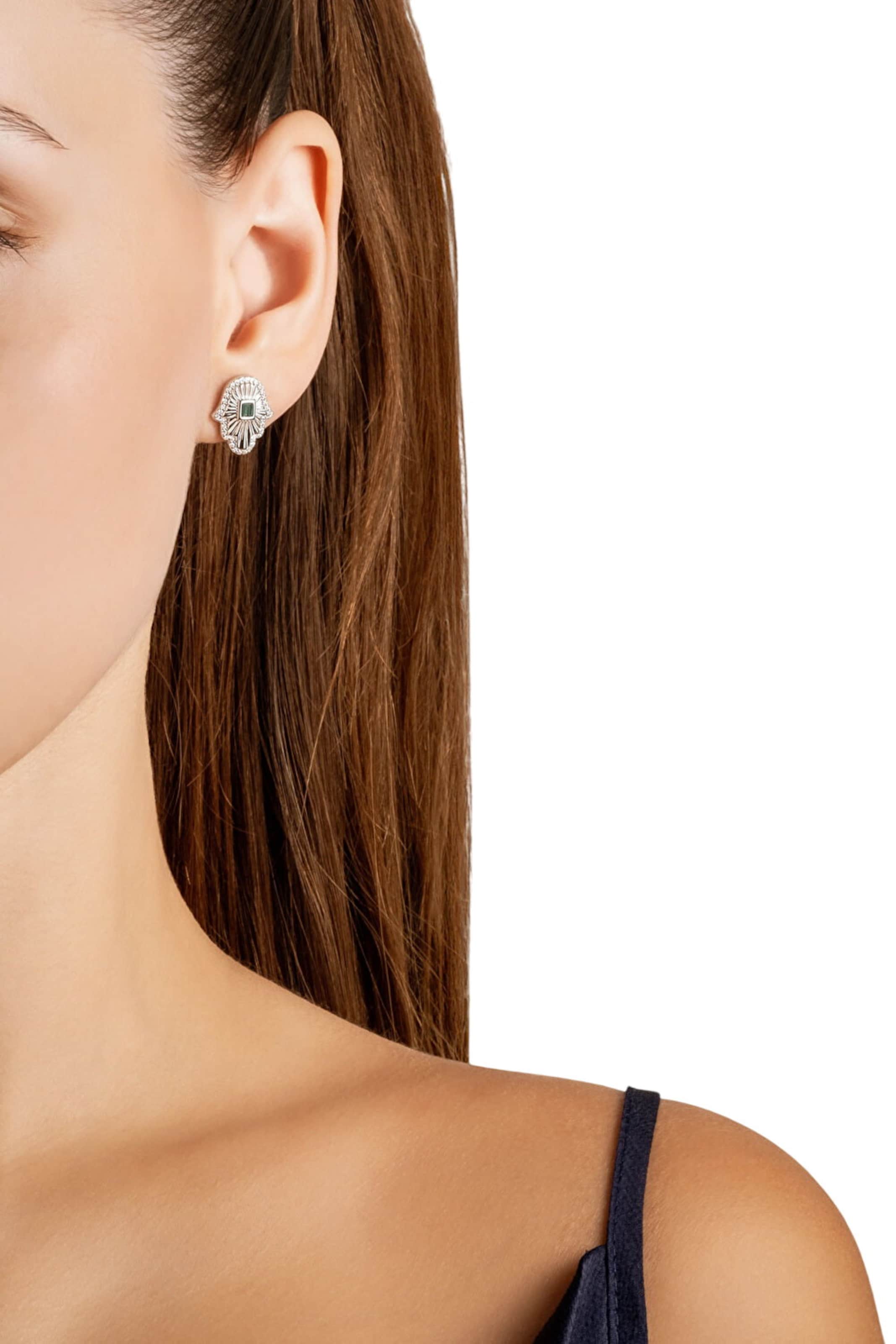 So Chic Ohrringe in Silber: Vorderseite