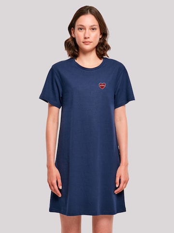 Robe 'Mama Herz' F4NT4STIC en bleu : devant