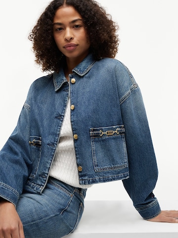 TOMMY HILFIGER - Casaco meia-estação em azul