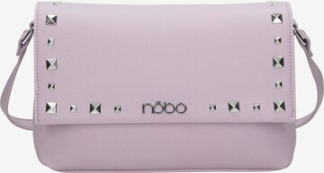 NOBO Crossbody Bag 'Studs' in Purple: front