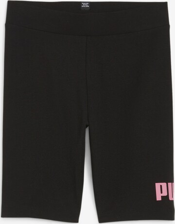 PUMA Skinny Workout Pants in Black: front