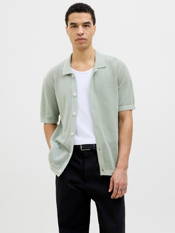 JACK & JONES Comfort Fit Hemd in Grün: Vorderseite