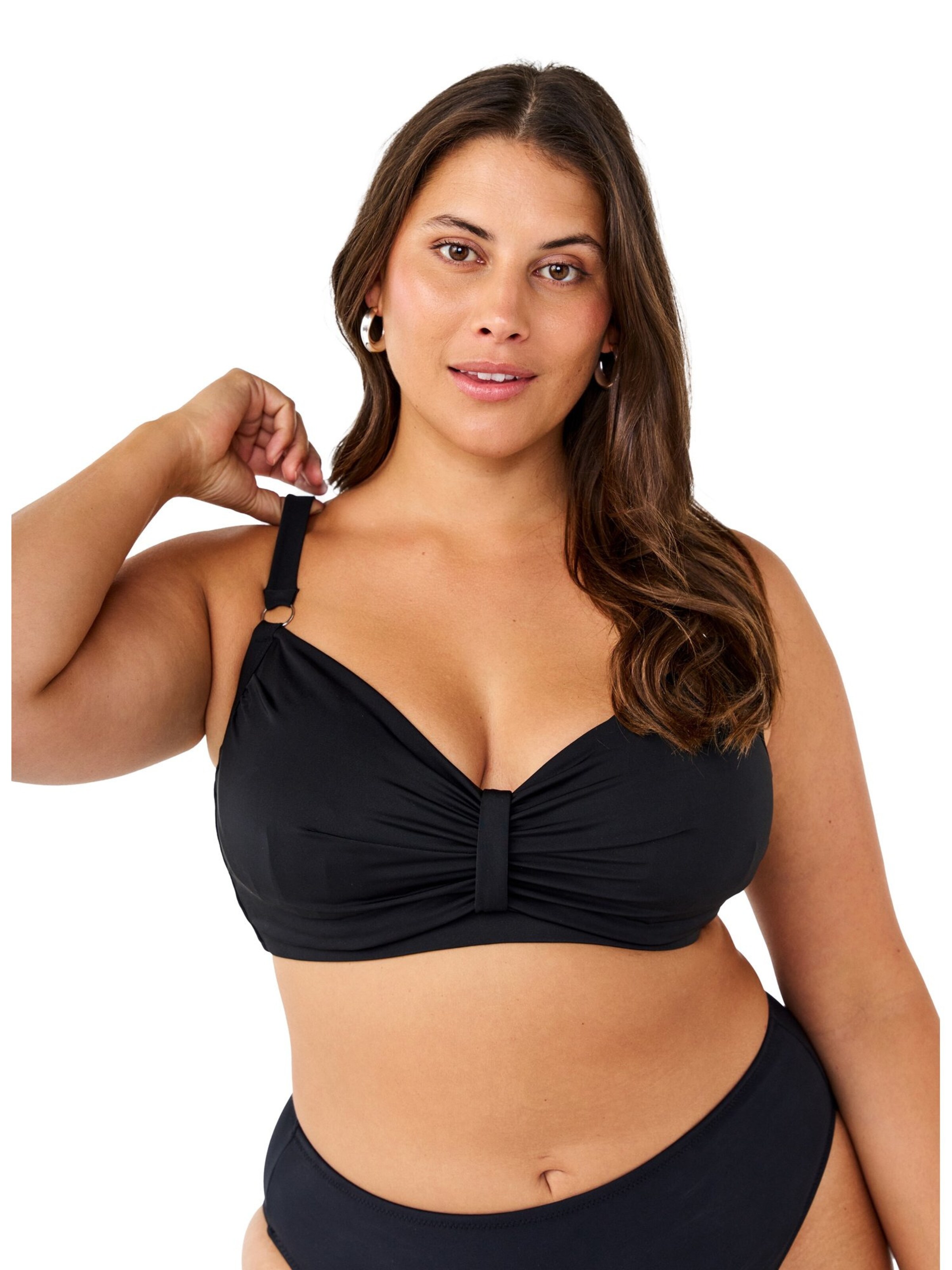 Swim by Zizzi Bikiinitopp, värv must: eest vaates