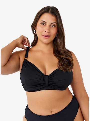 Swim by ZizziBikini gornji dio - crna boja: prednji dio