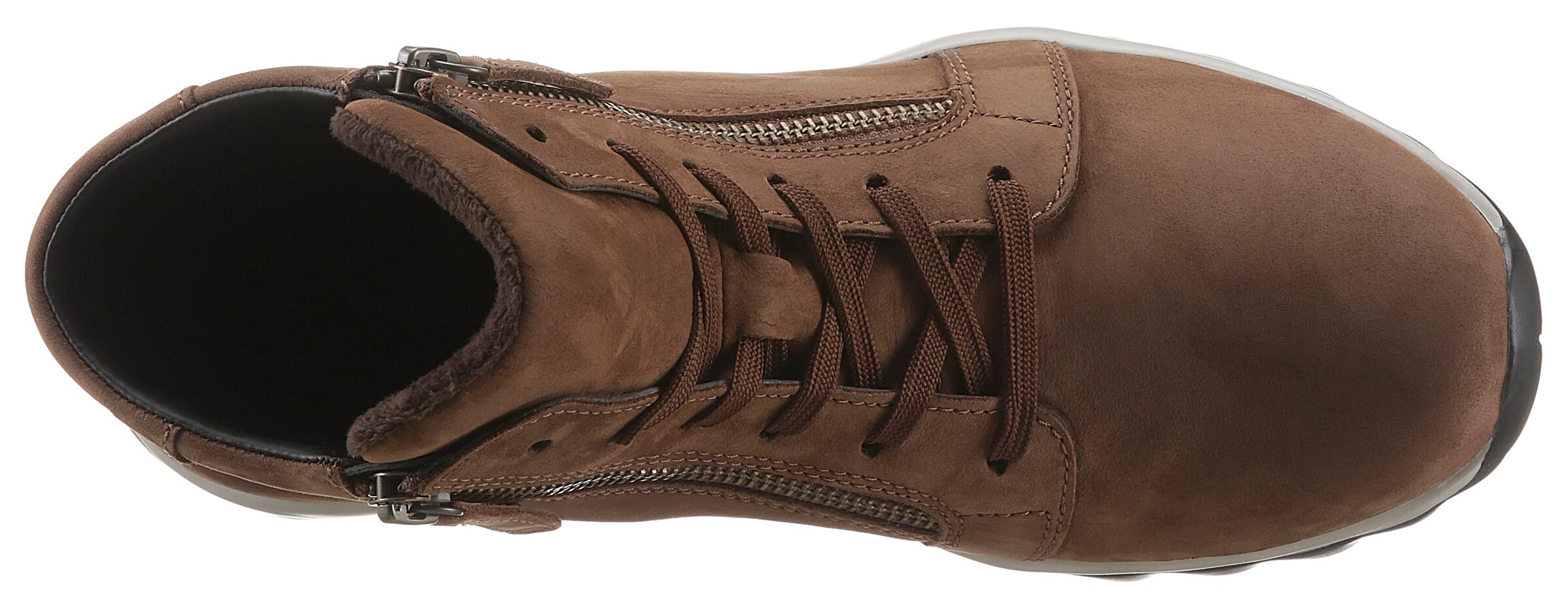 GABOR Schnürstiefelette in Braun