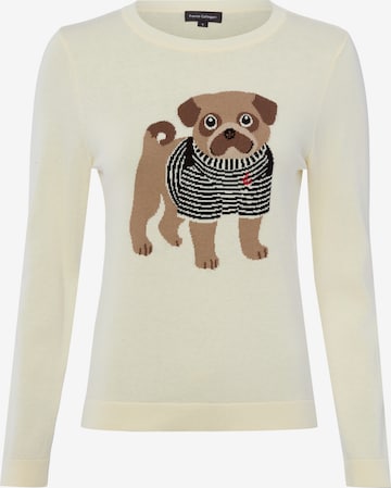 Pull-over Franco Callegari en blanc : devant