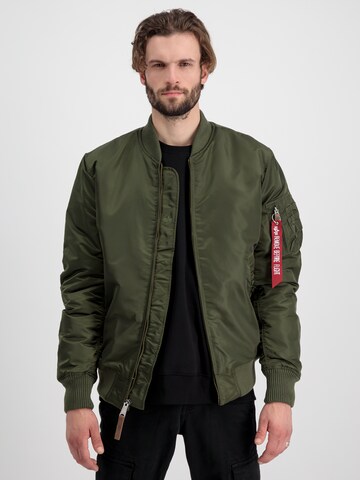 ALPHA INDUSTRIES Prechodná bunda 'MA-1 VF 59' - Zelená: predná strana