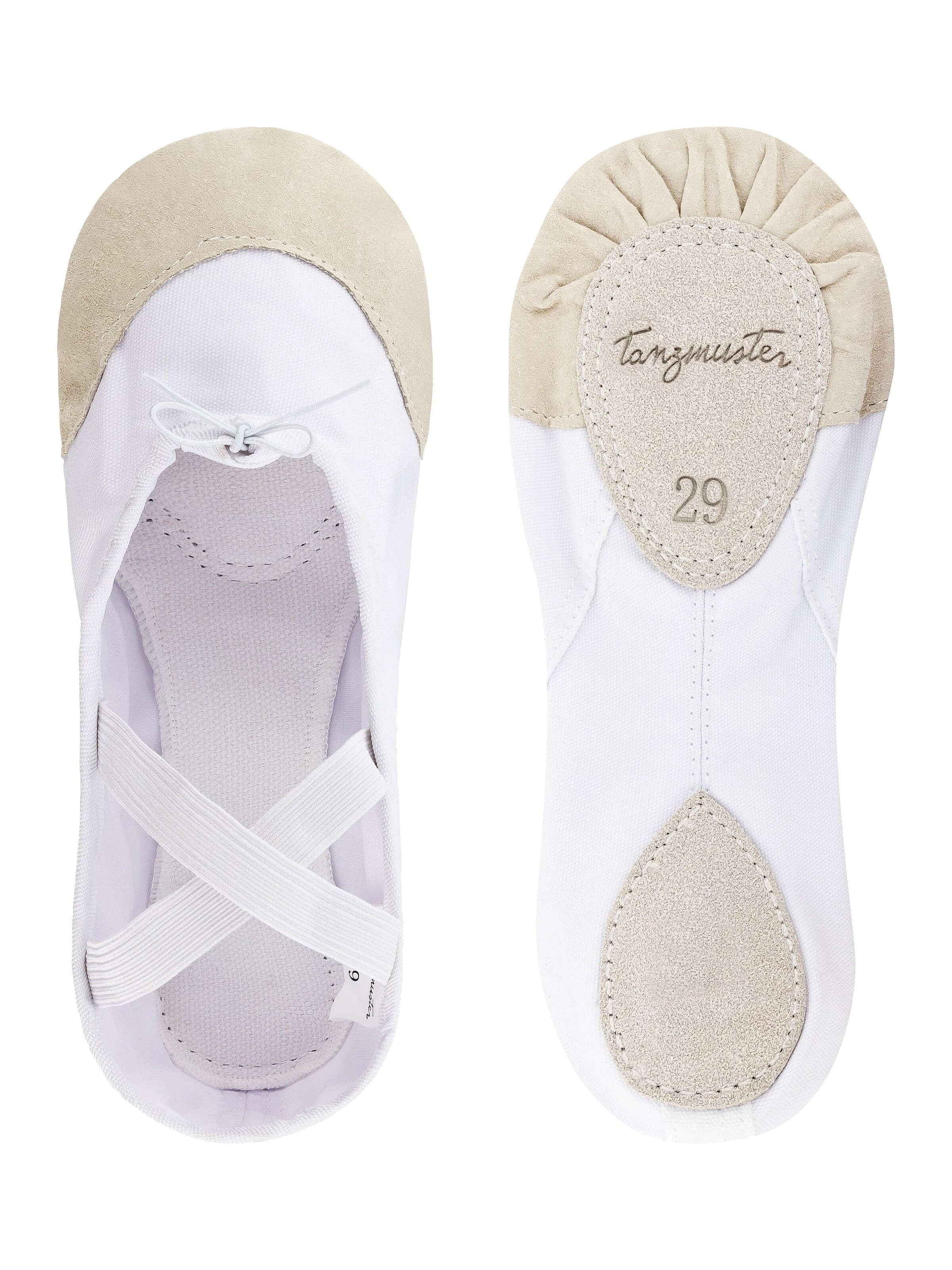 Tanzmuster Athletic Shoes 'Robin' in White