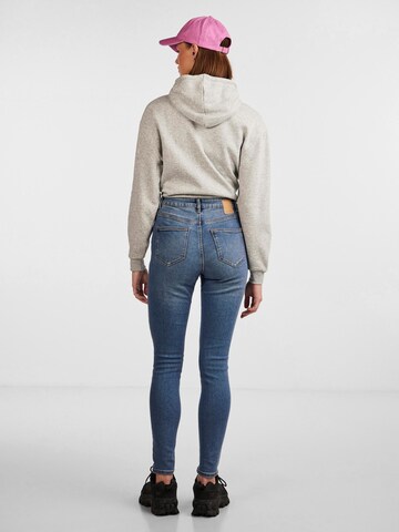 PIECES Skinny Jeans 'PCDana' in Blau