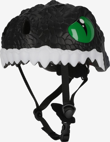 Crazy Safety Helm 'Dragon' in Schwarz: Vorderseite