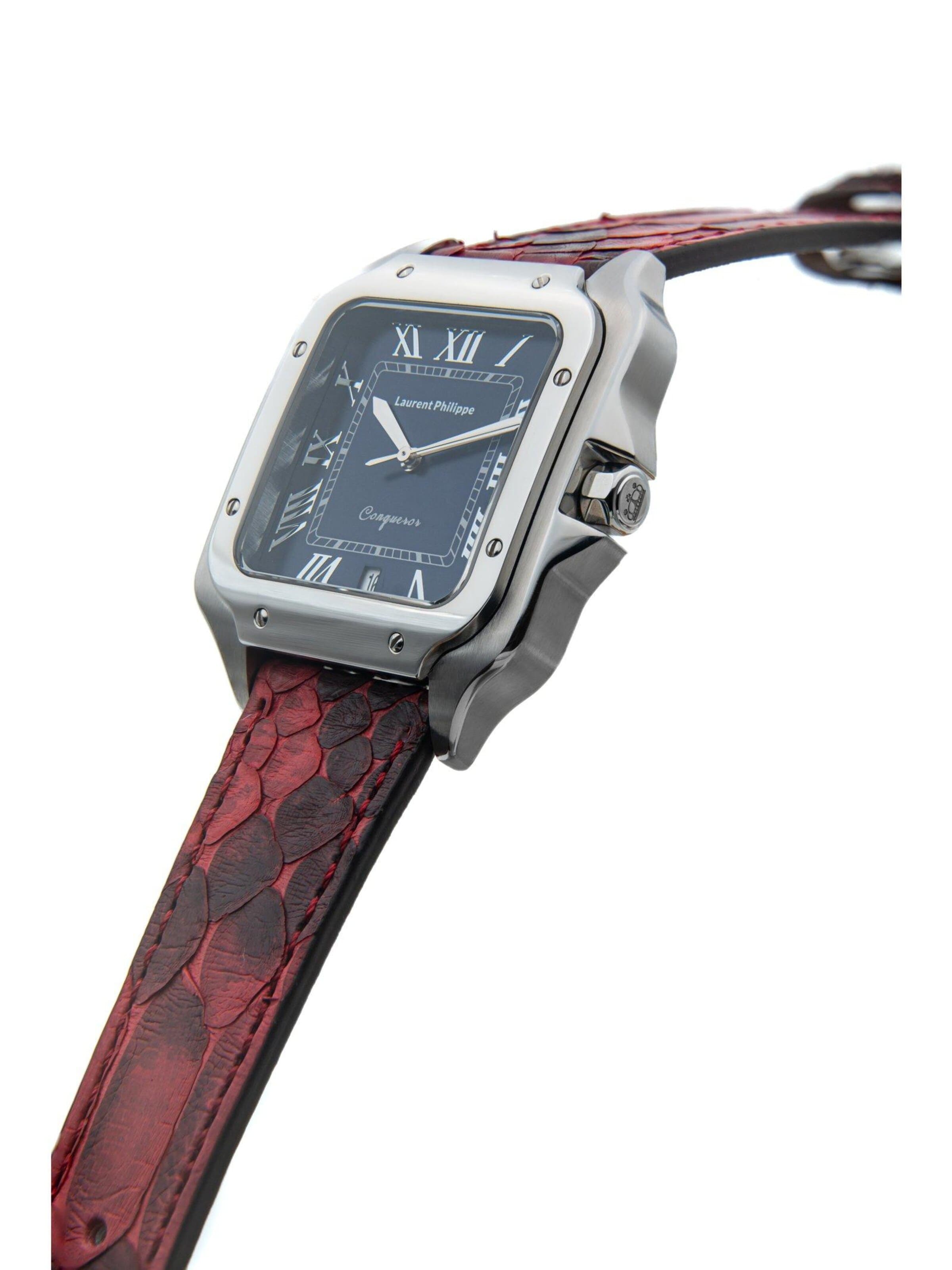 Laurent Philippe - Reloj analógico en azul